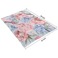 thumbnail image 4 of Pioneer Flower Floral Print Pattern Blanket,Comfortable Soft Flannel Throw Blanket,All Season,Warm Lightweight Blankets for Sofa Bed Couch Living Room Chair,40"x50", 4 of 4
