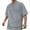 Grey, variant on Men Summer Tops Long Sleeve Athletic Top Fitted Long Sleeve Shirt Men Turtle Neck Tall Neck Shirt Trumpet Shirts Athletic Fit Active Shirts Mens Short Pack White 2XL