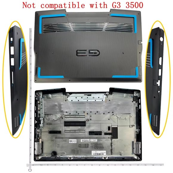 New For Dell Series G3 3590 3500 LCD top case/Bezel Cover/Palmrest Upper Case/Bottom Base Keyboard black blue D shell