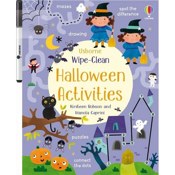 Wipe-Clean Activities Wipe-Clean Halloween Activities: A Halloween Book for Children, (Paperback)