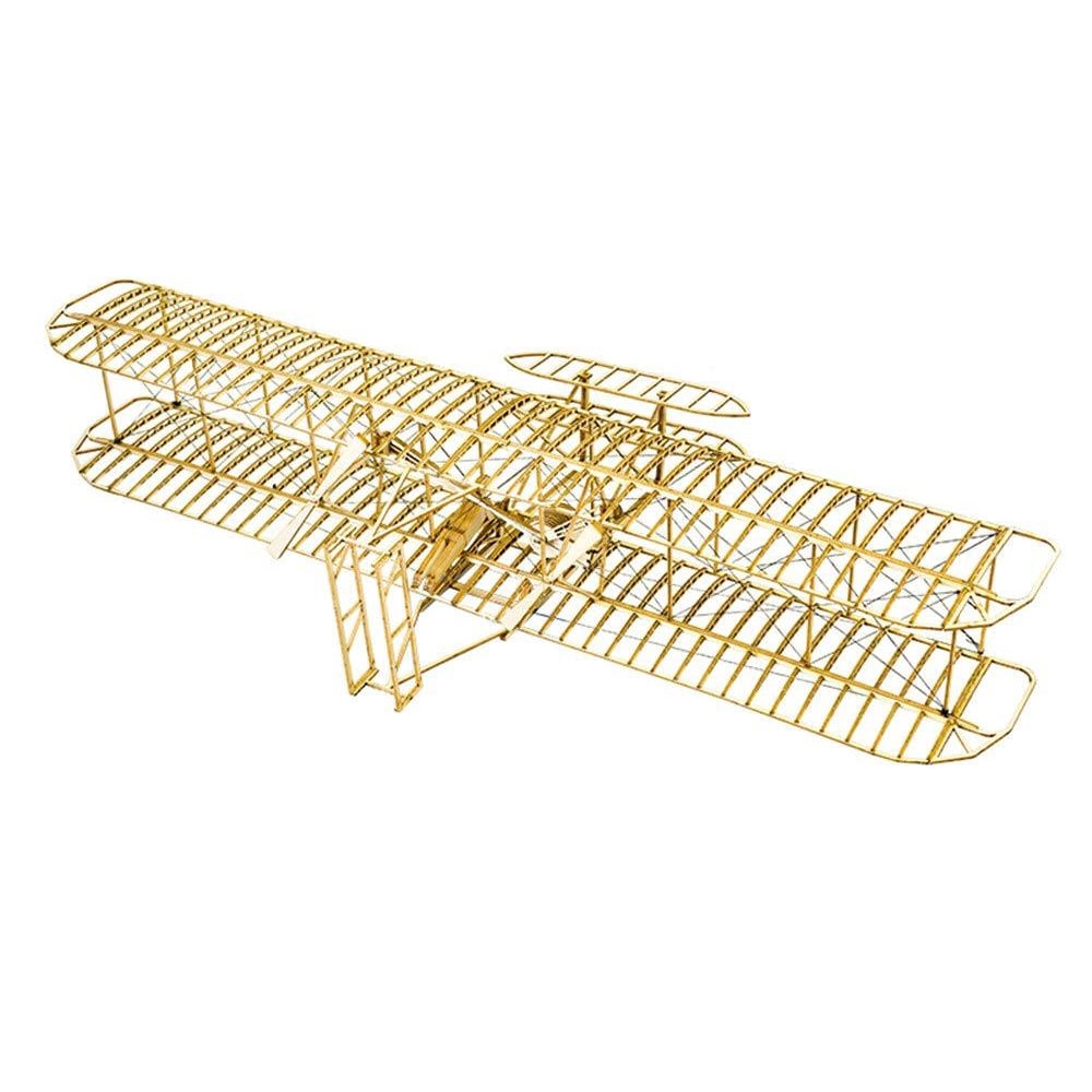 Balsa Wood Airplane Kits Wright Brothers Flyer DIY Wooden Models Plane
