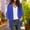 Blue, variant on Lightweight Cardigans for Women 3/4 Sleevess Classic Fit Cute Cardigan Sheer Cardigans Summer Cardigan Flowy Cardigan Lightweight Thin Cloud Cardigan Womens Overshirt Purple 2XL