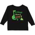 thumbnail image 3 of Inktastic My Great Aunt Loves Me Boys Long Sleeve Toddler T-Shirt, 3 of 5