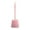 Pink#3, variant on Toilet Brush Set with Base White Pink or Blue Plastic Toilet Cleaning Brush 1-Piece Bathroom Cleaning Kit for Rim Corners