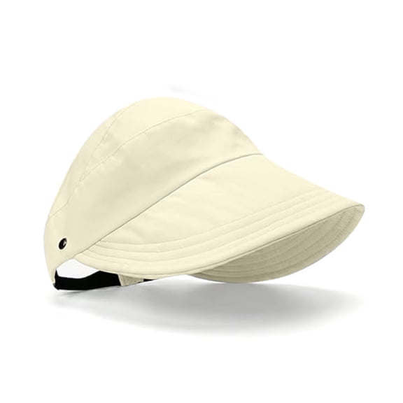 Risckoth Women's Ponytail Hat Wide Brim Foldable High UV Protection Hiking Beach Sun Cap