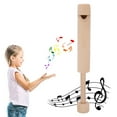 thumbnail image 1 of Solid Wooden Flute Slide Wood Whistle Push Pull Bird Whistle Voice Change Educational Instrument, 1 of 7
