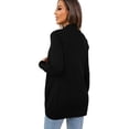 thumbnail image 4 of Othyroce Women Sweater Open Front Shawl Neck Female Cardigans S-2XL, 4 of 5