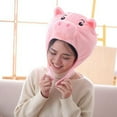 thumbnail image 3 of 2 Gorros De Cerdo De Peluche Divertidos Para Cosplay, Regalo De Cumpleaños, Disfraz Para Mujeres Y Niñas, Fiesta Navideña, 3 of 8