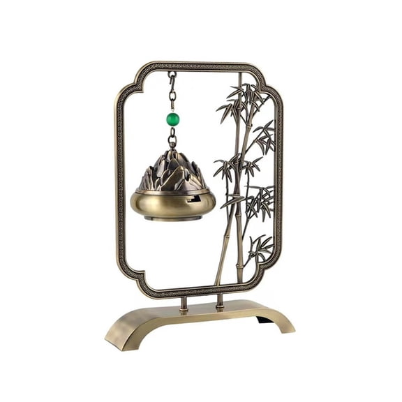 Light Luxury Copper Zinc Alloy Incense Burner Home Indoor Decoration Ornament Incense Holder