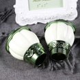 thumbnail image 4 of 2 Pcs Window Curtain Rod End Pumpkin Design Window Pole Finals Rod End Head Caps 28mm, 4 of 8