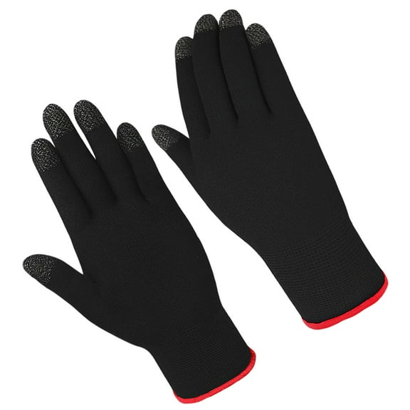 Gloves Fitted Workout for Men Touchscreen Winter Fitness Man Black