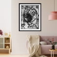 thumbnail image 3 of Historic Framed Print, [Fillette, sautant à la corde, femmes, oiseaux (little girl skipping rope)], 17-7/8" x 21-7/8", 3 of 9