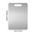 thumbnail image 2 of Large Thick 316 Stainless Steel Cutting Board for Kitchen Food Prep and Cooking, 2 of 5
