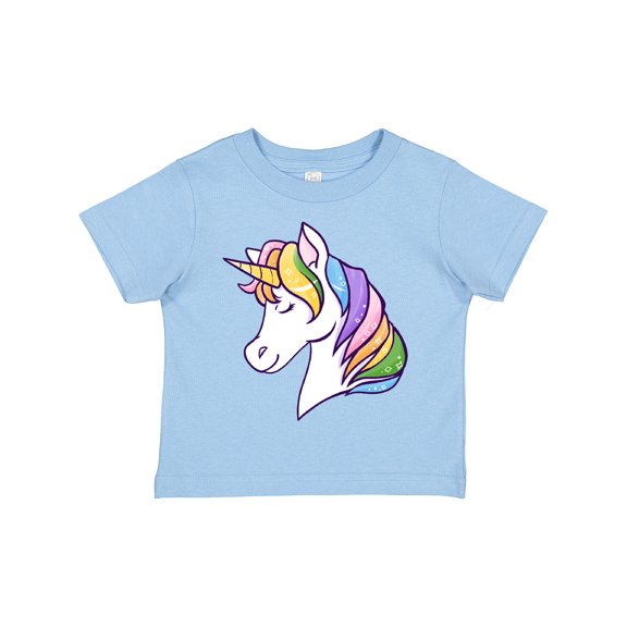 Inktastic Cute Rainbow Unicorn Boys or Girls Toddler T-Shirt