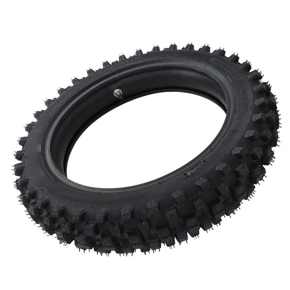 Neumático 80/100-12, Neumático De Motocicleta De Goma Resistente Con Tracción Mejorada Y Cámara De Aire Con Válvula Para Motos De Cross