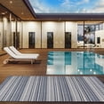 thumbnail image 6 of Beverly Rug Outdoor Rugs 4' x 6' Patio, Porch, Garden Blue and White, 6 of 8