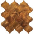 thumbnail image 1 of Lantern Peel and Stick Backsplash Tile, Self-Adhesive Copper Metal Tile for Kitchen Backsplash, Bathroom Wall, Laundry, Fireplace and Staircase Riser Decor (9.92 x 10.08 , 5 Sheets, 3.47 sqft), 1 of 7