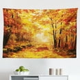 thumbnail image 1 of Country Tapestry, Colorful Paint of Park in Fall View of The Earth in Oil Painting Style Print, Fabric Wall Hanging Decor for Bedroom Living Room Dorm, 2 Sizes, Multicolor, by Ambesonne, 1 of 1