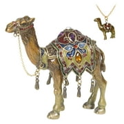 Pewter Desert Camel Trinket Box