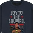 thumbnail image 3 of National Lampoon's Christmas Vacation - Joy To The Squirrel - Men's Crew Neck Fleece Pullover, 3 of 5