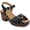 Black, variant on Women's Sisilia Open Toe Ankle Strap Clogs