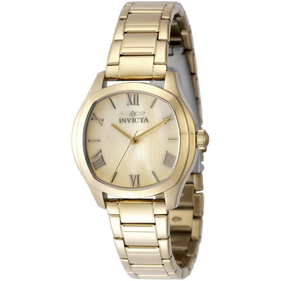 Invicta Women's 48235 Wildflower Quartz 3 Hand Gold Dial Watch