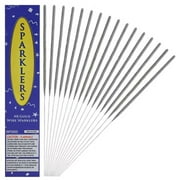 Exquisite Bulk Pack Gold #8 Wedding Sparklers - 72 Count