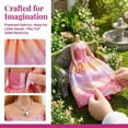 thumbnail image 6 of Cfowner 135 Pack Handmade Doll Clothes Including Princess Gowns, Fashion Dresses, Slip Dresses, Top, Pants, Jumpsuit, Swimsuits, Shoes, Hangers, Accessories for 11.5 inch Doll, 6 of 7