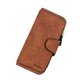 thumbnail image 1 of Cartera larga para mujer, cartera sencilla de piel encerada con aceite, monedero de color liso, bolso de mano para mujer, 1 of 6