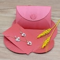 thumbnail image 4 of 10pcs 10*15cm pink jewelry box with necklace earring card paper gift package box candy wedding favors package box beige 10BOX10CARD, 4 of 6