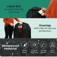 thumbnail image 4 of reperkid Large Stroller Bag for Airplane Travel, Black & Red, 47" H x 24" W x 15" D, Fits Most Large, Single, Double, Jogging Strollers – Premium Waterproof Cover, Adjustable Shoulder Straps, 4 of 6