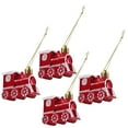 thumbnail image 3 of 2 Count Christmas Tree Pendant Toy Car Topper Decorations Red, 3 of 8