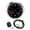 Black Dial Silver Bezel, variant on BIMZUC 3 in 1 GPS Speedometer Tachometer Fuel Level Meter 3.375 inches / 85 mm 120MPH 8000RPM 7 Colors Backlit for RV Yacht Truck Black Dial Black Bezel