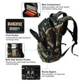 thumbnail image 5 of FORMRS Kids School Backpack Elementary Student Unisex Travel Bookbag with Reflective Stripes, Black Dinosaur, 5 of 7