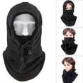 thumbnail image 1 of Pasamontañas - facial para clima frío - de esquí a prueba Capucha Sombrero Gorra para hombres y mujeres Motocic Negro Soledad Pañuelo de pasamontañas, 1 of 10