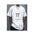 thumbnail image 1 of π 3D Digital Pattern Print Men's Graphic T-shirt, Causal Comfy Tees, Short Sleeve Pullover Tops, Men's Summer Outdoor Clothing Tee For Adult, Men, Women, Teen, Teenager, Adolescent, Youth., 1 of 8