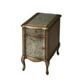 thumbnail image 3 of Home Square Heritage Bosworth End Table in Hammered Metal - Set of 2, 3 of 3