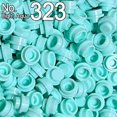 thumbnail image 1 of Round Plate 1x1 Building Block Parts Brick Mosaic Maker Toys Pixel Art Remix Painting 53+ Colors Compatible 4073/6141 930pcs/Lot Light Aqua, 1 of 6