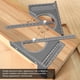thumbnail image 3 of Escuadra Angular de Carpintería de Aleación de Aluminio, Transportador de Carpero 3d Ajustable de 0 A 180, Herramienta de Medició, 3 of 7