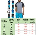 thumbnail image 2 of UKAP Mens Swim Shirt Board Shorts Swimsuit Quick-Dry Sun Protection Rash Guard Short Sleeve Swim Tops Swim Trunks Pants Board Shorts Boardshorts Boys Swimwear Beachwear Casual Surfing Bathing Suit, 2 of 4
