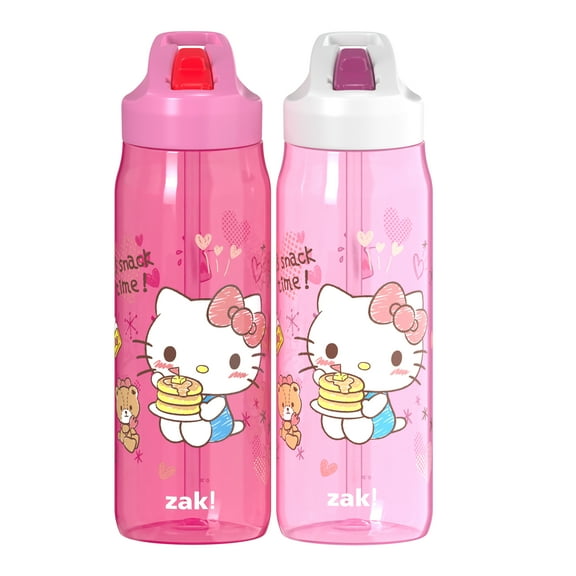 Zak Designs 2 Pack 20oz Hello Kitty Bottle