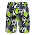 thumbnail image 6 of Kdxio Football Pattern Mens Casual Shorts - Drawstring Summer Beach Sports Shorts for Men, 6 of 9