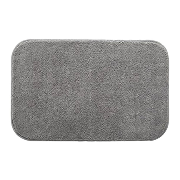 Alfombras de baño de cocina Alfombras De Baño Suaves Alfombra De Ducha De Baño Antideslizante Absorbente De Agua Gris 60x90cm Gris 60x90cm Magideal Alfombras de baño de cocina