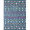 thumbnail image 1 of homeroots home decor 385785 7’ x 10’ Blue Jewels Geometric Area Rug, 1 of 1