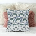 thumbnail image 3 of 16x16 White Gray Blue Blown Seam Broadcloth Floral Throw Pillow, 3 of 5