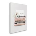 thumbnail image 3 of Stupell Industries Romantic Typewriter Vintage Florals Graphic Art Gallery Wrapped Canvas Print Wall Art, Design by House Fenway, 3 of 7