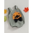 thumbnail image 2 of My First Halloween Baby Girl Boy Outfit Pumpkin Romper Corduroy Overalls Sleeveless Straps Jumpsuits Bodysuits Cute Fall Clothes, 2 of 8