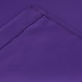 thumbnail image 3 of Sapphire Home 2 Panel Woven Room Darkening Blackout Curtain Panels, Solid Color, 27" W x 36" L, Soft Thermal Room Insulating Drapes for Bedroom/Living Room Patio Door, Woven, 36", Purple, 3 of 4
