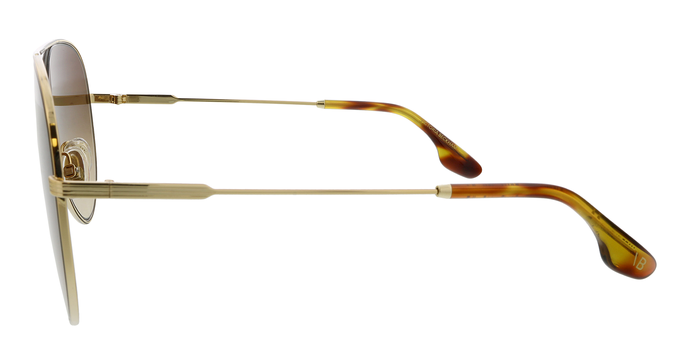 Victoria Beckham VB133S 703 Gold Brown Gradient Oversize Made in Italy 61-12-140 Victoria Beckham sunglasses VB133S WOMAN 61/12/140 711 GOLD  main image 3