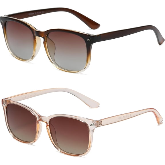 POITVD Polarized Sunglasses for Women Classic Retro Style UV400 Protection